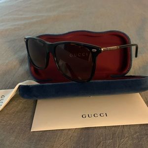 Men’s Gucci Sunglasses- Havana + Brown Gradient